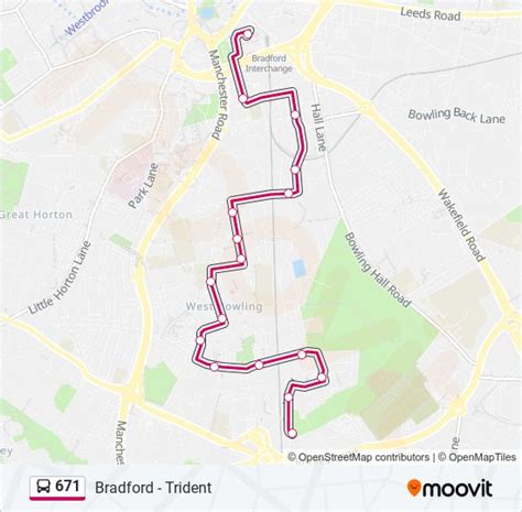 671 bus route bradford